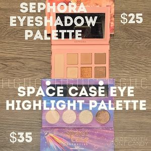 Sephora & Space Case ⭐️ Eyeshadow Palette Set BNIB